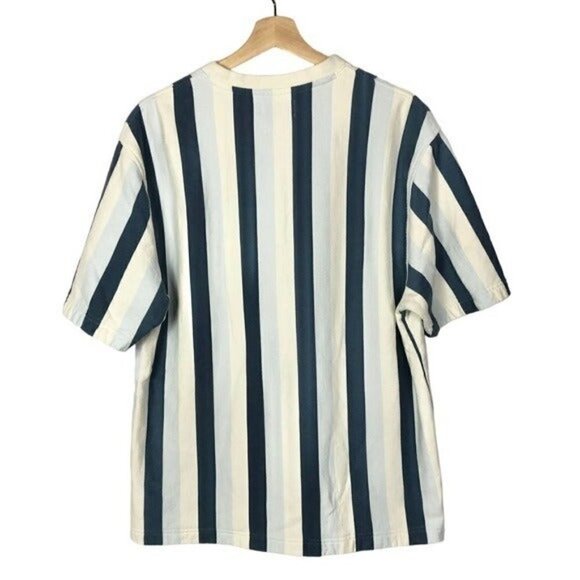 Topman Short Sleeve Striped T-Shirt Sweatshirt M - Picture 2 of 3